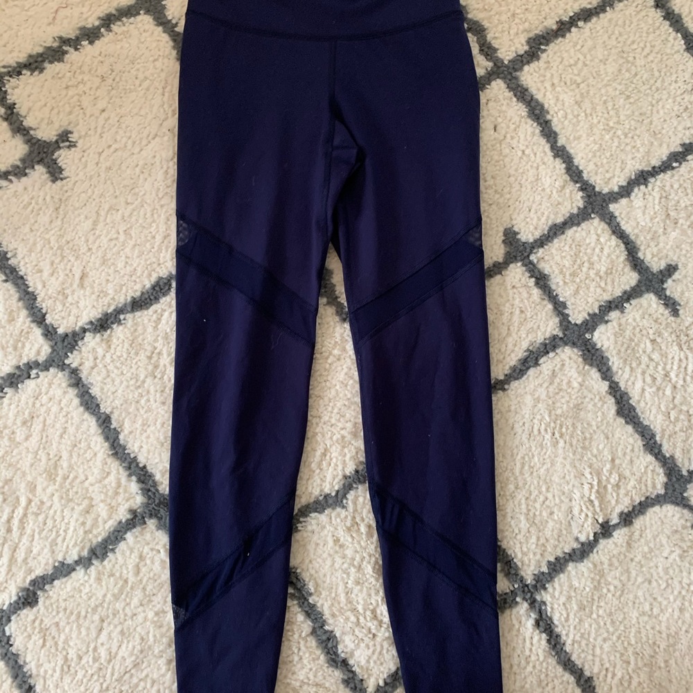 navy blue high wasted leggings